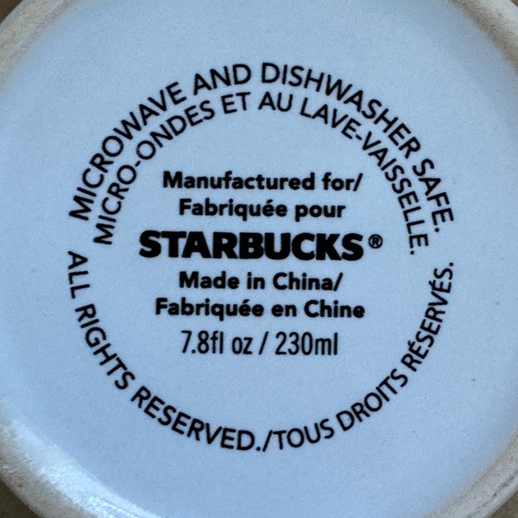 Starbucks Set of Two Logo Espresso Mugs. 7.8 fl oz - Picture 5 of 5